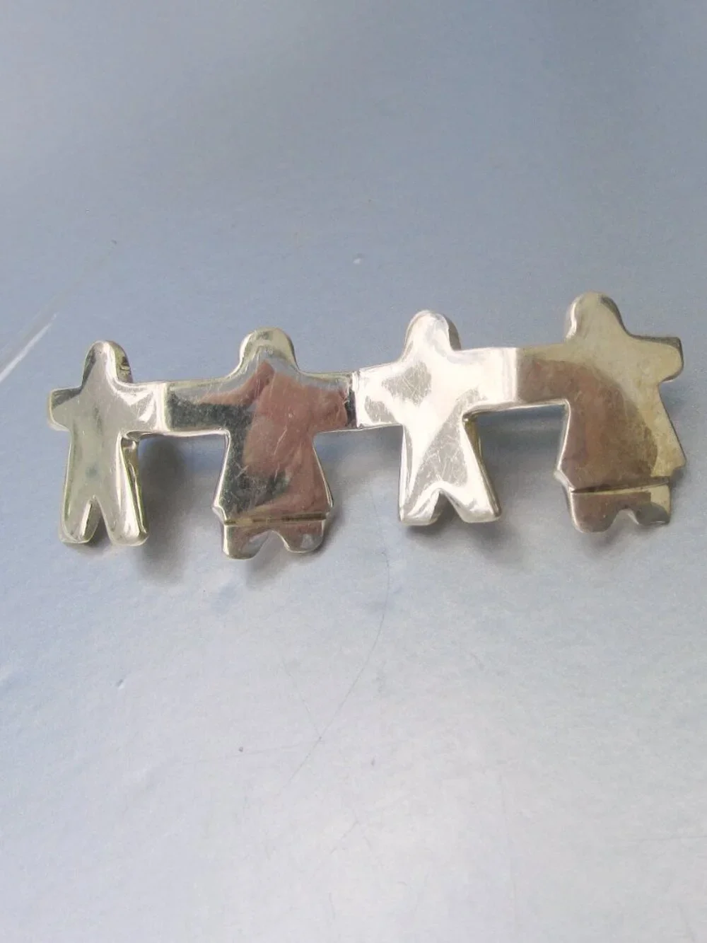 Retired SILPADA Sterling Silver WE ARE THE CHILDREN Brooch Pin I0394